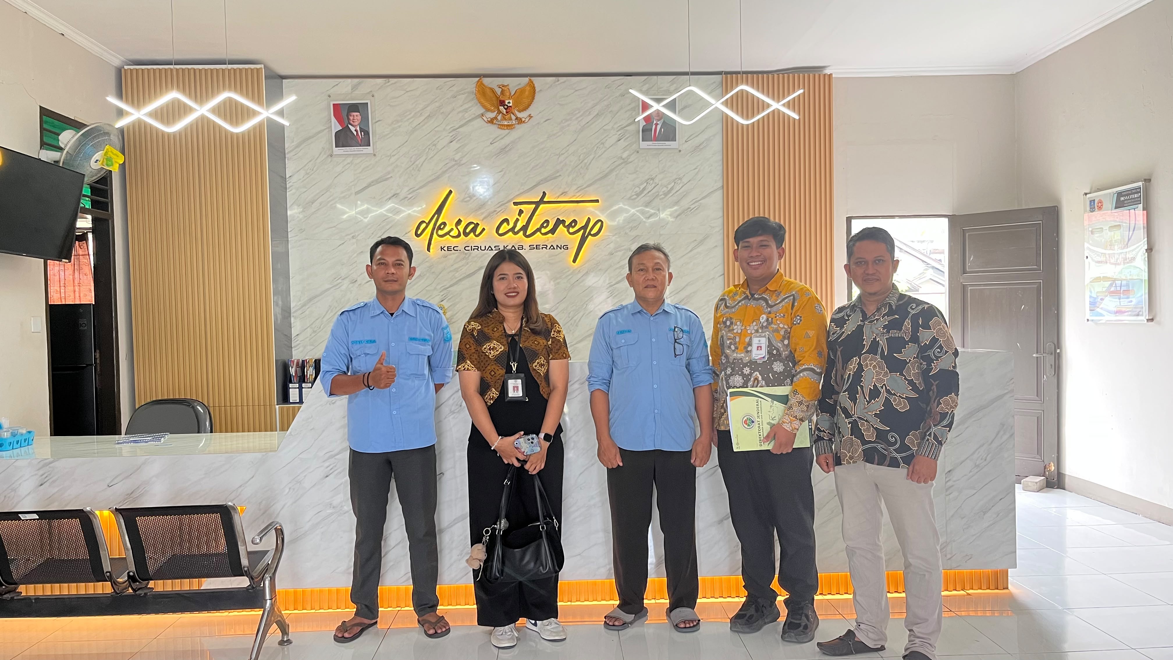 Kunjungan Staff Kementrian Desa (KEMENDES RI)